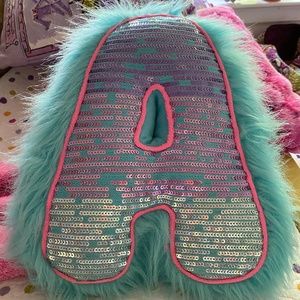 Justice Monogram Pillow